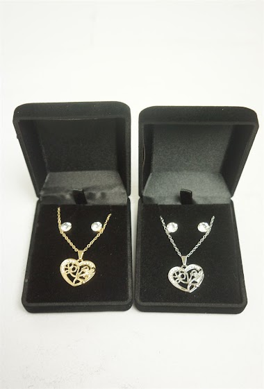 Wholesaler MET-MOI - Necklace box with earrings