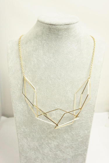 Wholesaler MET-MOI - Stainless steel origami necklace