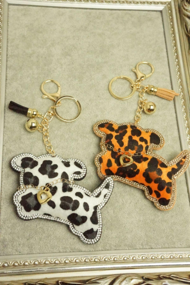 Wholesaler MET-MOI - Rabbit key ring with heart necklace