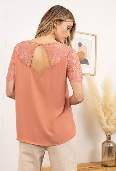 Wholesaler M&G Monogram - Blouse with lace sleeves