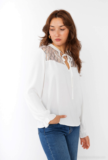 Wholesaler M&G Monogram - Sequin blouse