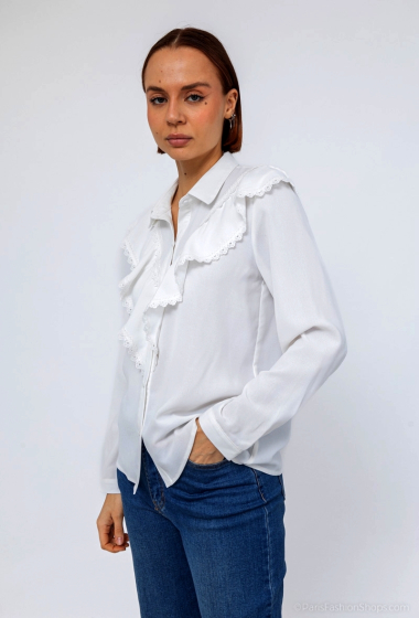 Wholesaler M&G Monogram - Ruffled shirt with lace