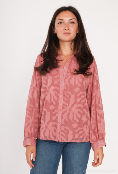 Wholesaler M&G Monogram - Frayed Jacquard Shirt