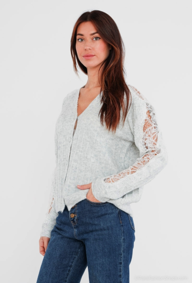 Wholesaler M&G Monogram - Structured vest with lace sleeves