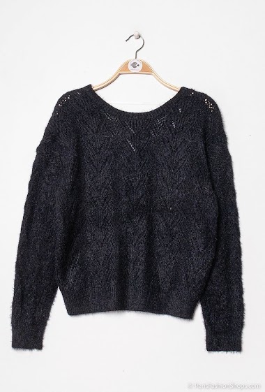 Wholesaler M&G Monogram - Perforated texturized sweater