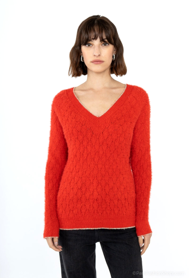 Wholesaler M&G Monogram - V-neck sweater with lurex