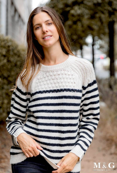 Wholesaler M&G Monogram - Striped sweater
