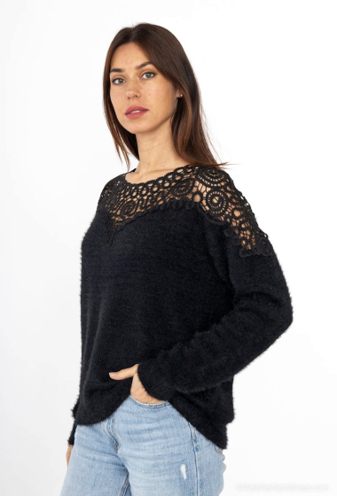 Wholesaler M&G Monogram - Sweater with lace