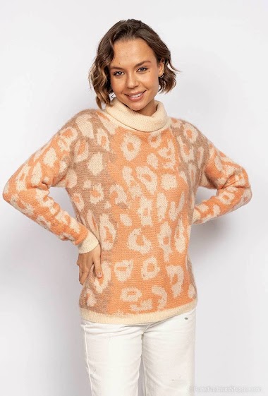 Großhändler M&G Monogram - Turtleneck brushed sweater