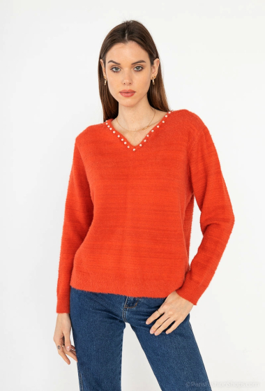Wholesaler M&G Monogram - Beaded V-neck sweater