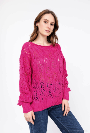 Wholesaler M&G Monogram - Crochet sweater with shiny threads