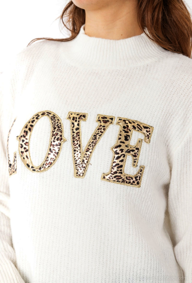 Wholesaler M&G Monogram - Léo embroidered “LOVE” sweater