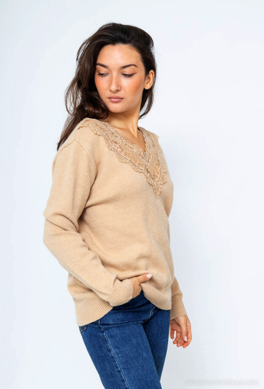 Wholesaler M&G Monogram - Reversible lace sweater