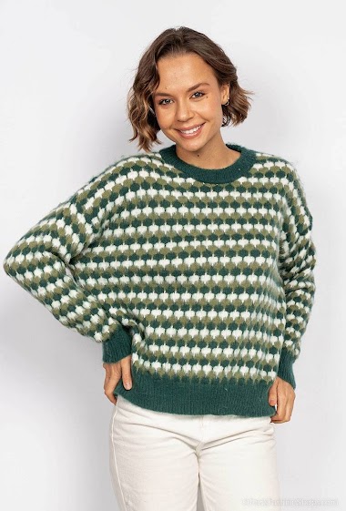 Großhändler M&G Monogram - Textured sweater
