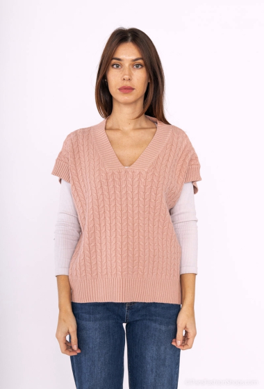Wholesaler M&G Monogram - Sleeveless cable-knit sweater