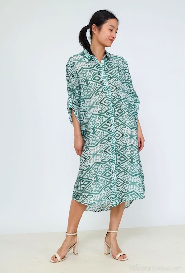 Wholesaler M&G Monogram - Printed shirt dress
