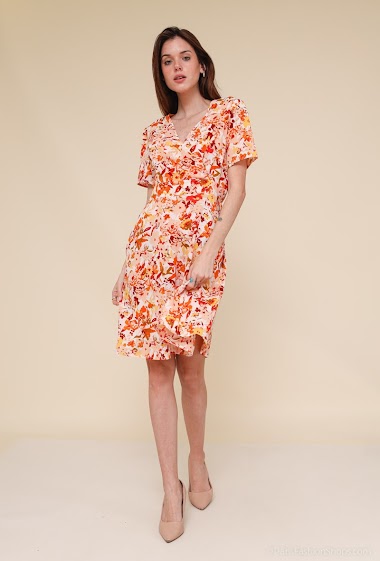 Wholesaler M&G Monogram - Printed wrap dress