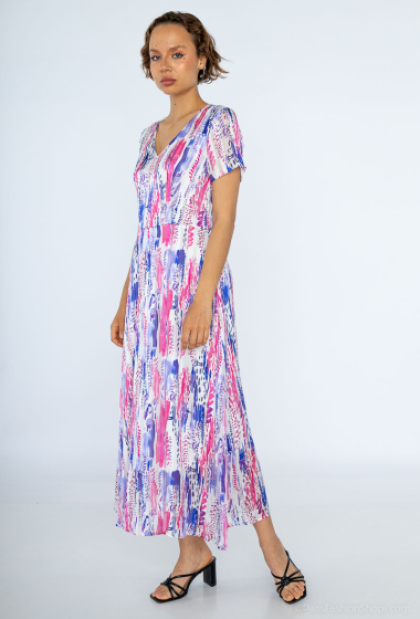 Wholesaler M&G Monogram - Long dress with “ARTY” print