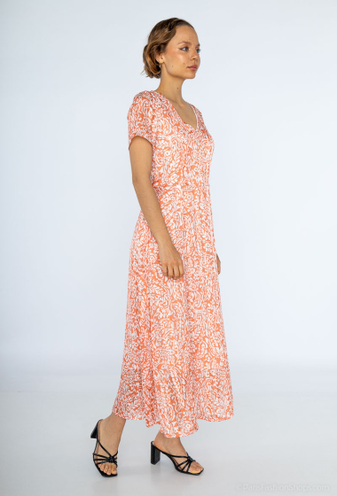 Großhändler M&G Monogram - Langes bedrucktes Kleid mit glänzenden Fäden