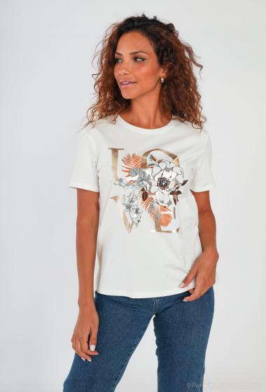 Wholesaler M&G Monogram - T-shirt with iridescent print