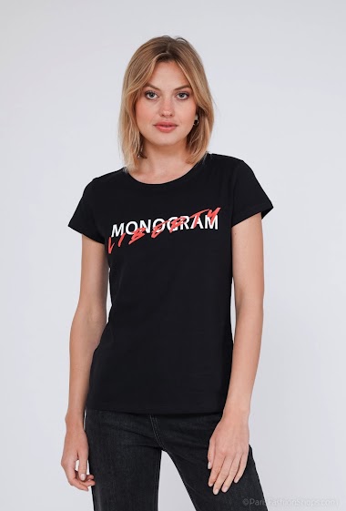 Wholesaler M&G Monogram - T-Shirt MONOGRAM LIBERTY