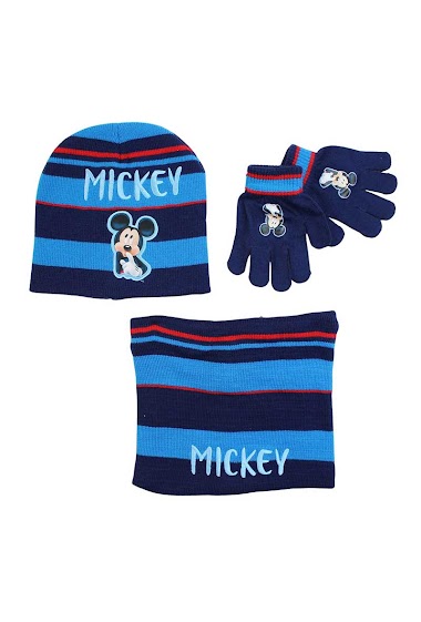 Grossiste Mickey - Bonnet Gant Snood Mickey