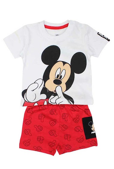 Wholesaler Mickey - Mickey Clothing of 2 pieces with hanger