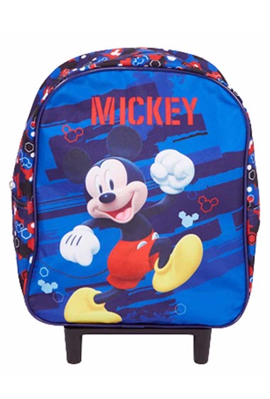 Wholesaler Mickey - Mickey Schoolbag with wheels 24x28x10