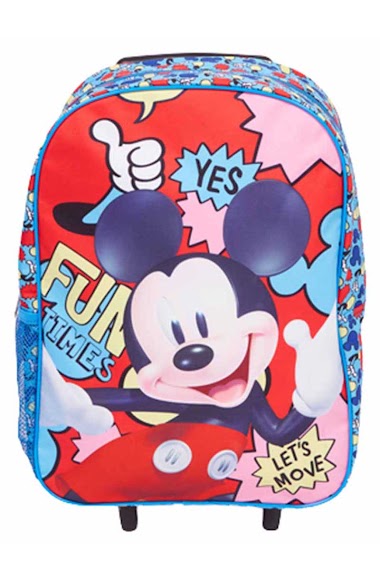 Wholesaler Mickey - Mickey Schoolbag with wheels 40x30x13