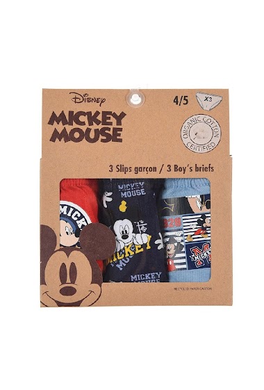 Grossiste Mickey - Boite de 3 slips MCIKEY