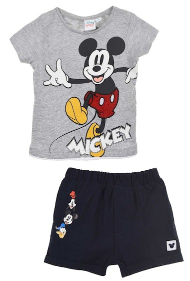 Wholesalers Mickey - Set of tee-shirt and short MICKEY 100% cotton