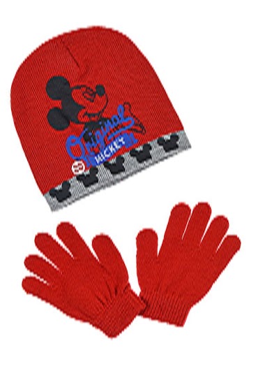 Grossiste Mickey - Set 2 pcs bonnet & gants MICKEY