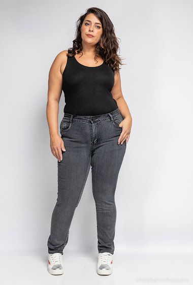 Wholesaler MILA PREMIUM - Big size straight jeans