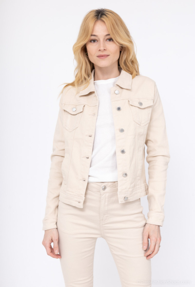 Wholesaler MILA PREMIUM - Plus size stretch cotton jacket
