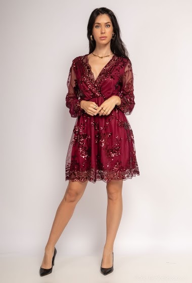 Wholesaler Miliana - Cocktail dress with sequins