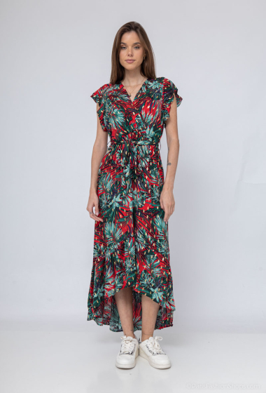 Wholesaler MISS SARA - Fower print dress