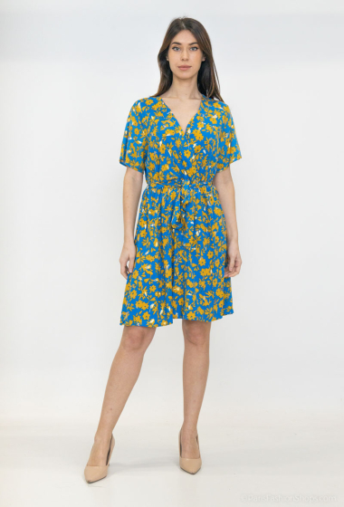 Wholesaler MISS SARA - Short wrap dress