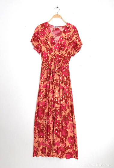 Großhändler MISS SARA - Bedrucktes Kleid mit goldenen Flecken