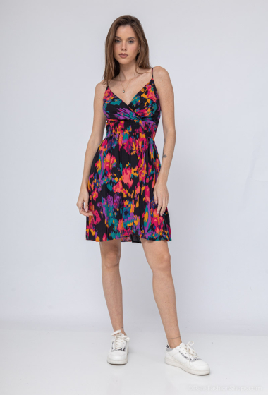 Wholesaler MISS SARA - Short wrap dress