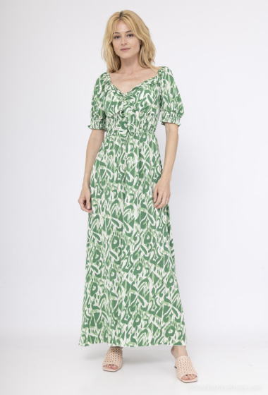 Großhändler MISS SARA - Kurzes Kleid mit Animal-Print