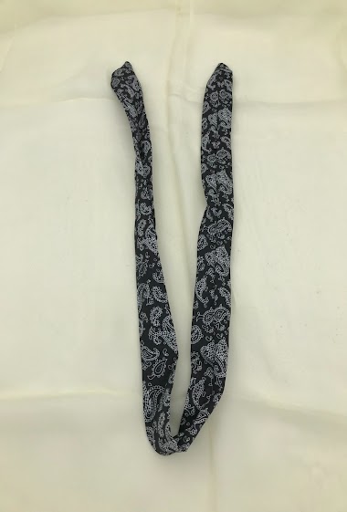 Grossiste MILLE ET UNE ETOILES - Bandeau fil de fer couleur à motif blanc