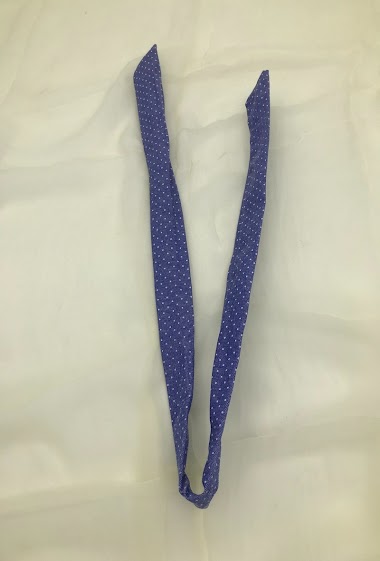 Wholesaler MILLE ET UNE ETOILES - Denim wire headband with dots