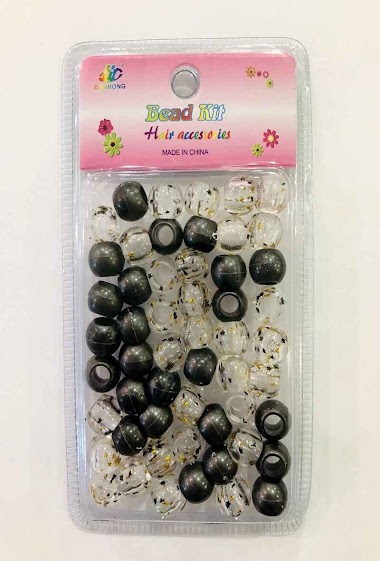Wholesaler MILLE ET UNE ETOILES - Opaque and transparent beads with stars
