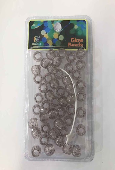 Wholesaler MILLE ET UNE ETOILES - Glow-in-the-dark glitter beads