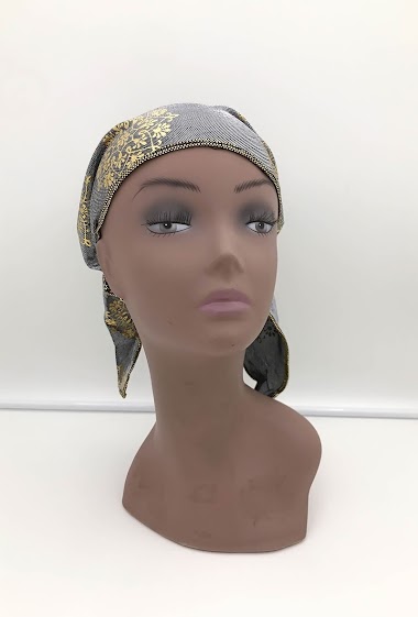 Wholesaler MILLE ET UNE ETOILES - Women's turban with tissue behind