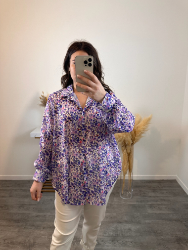 Grossiste Mily - chemise grande taille imprimé