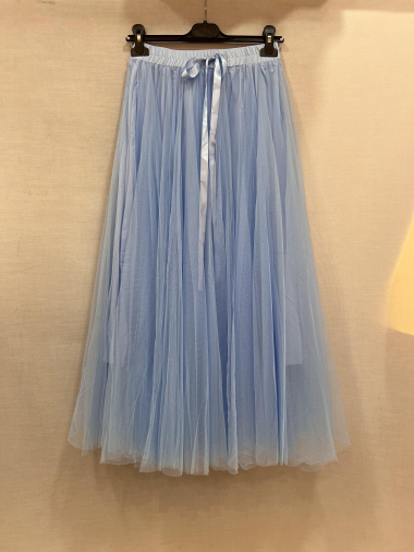 Wholesaler Mily - tulle skirt with faux satin bow