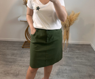 Wholesaler Mily - plus size skirt