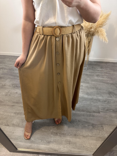Wholesaler Mily - Belted and buttoned skirts