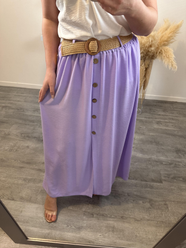 Wholesaler Mily - Belted and buttoned skirts